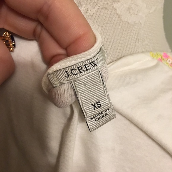 J. Crew Neon Sequin Tee XS - Picture 5 of 5